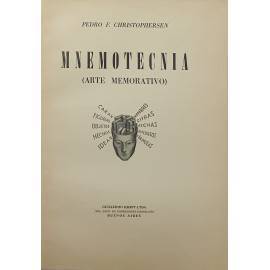 Mnemotecnia (Arte Memorativo)  Pedro Christophersen 1946 - (A) Bazar de Magia - Libro de Magia