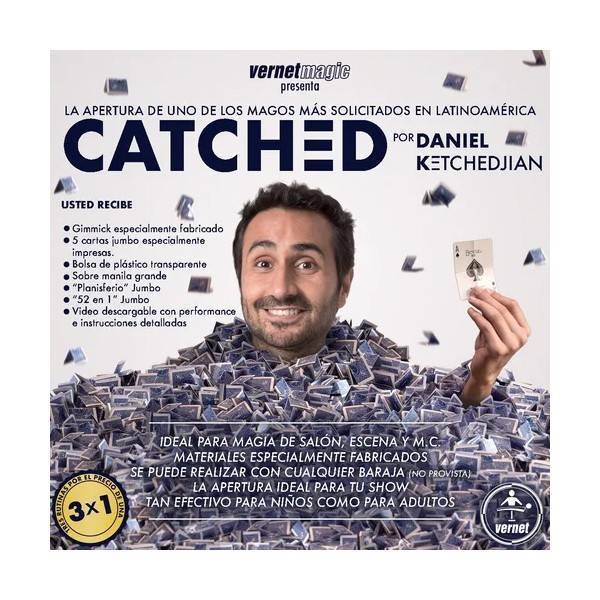 Catched (Gimmicks and Online Instructions) by Daniel Ketchedjian ( CATCHED )  Trick