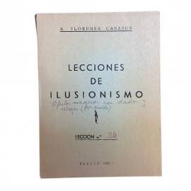 Lecciones de Ilusionismo Nº 35 de Florensa Casasus AT2