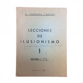 Lecciones de Ilusionismo Nº 34 de Florensa Casasus AT2