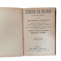 Juegos de Manos y de Sociedad o sea el Diablo Suelto de Minguet y Vindex AT2