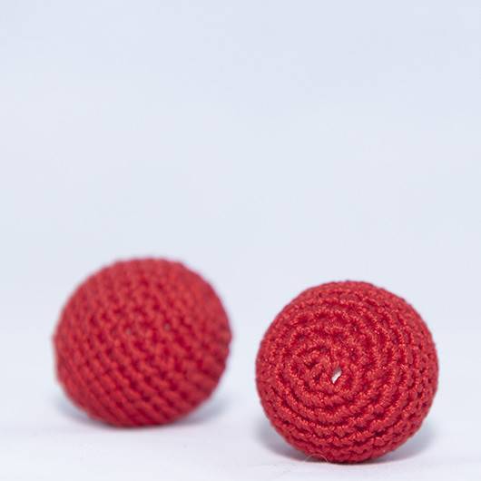 Crocheted Balls for Chop Cup