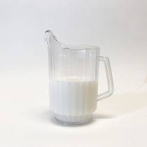 La jarra de leche que se vacía sola. Fácil de limpiar.