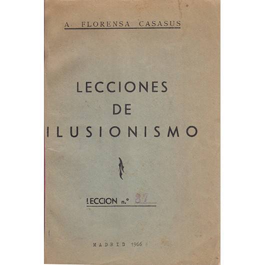 Lecciones de Ilusionismo 34, 35, 36, 37 y 47 - Florensa Casasus  C2