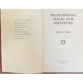 Professional Magic for amateurs - W. Gibson C1