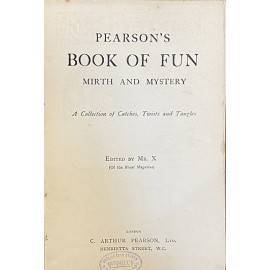 Pearson's Book of Fun Mirth and Mystery - Pearson  C1