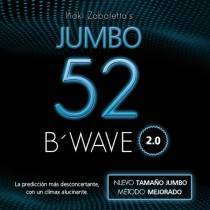 52 B Wave Jumbo 2.0 (Gimmicks and Online Instructions) by Vernet Magic