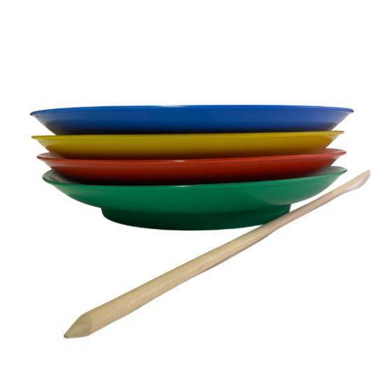 Spinning Plates (Includes Wooden Stick)