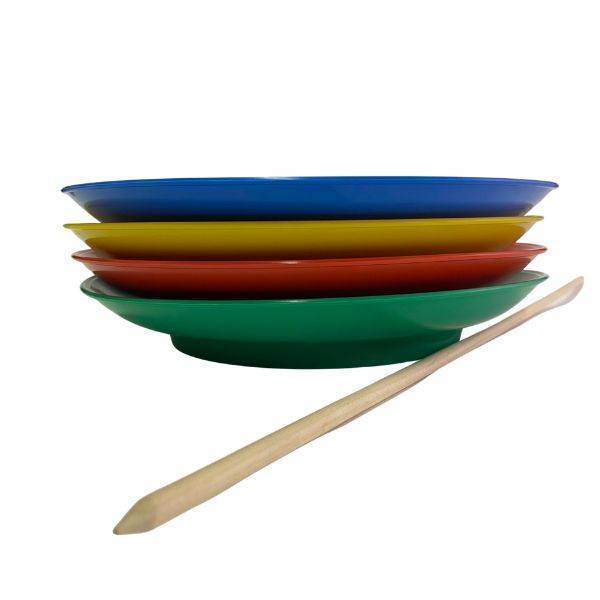 Spinning Plates (Includes Wooden Stick)