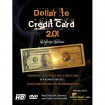 Dollar to Credit Card 2.0 (Gimmick and Online Instructions) by Twister Magic