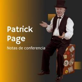 notas conferencia Patrick Page- Trucos de magia
