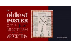 El cartel más antiguo de un mago en Argentina