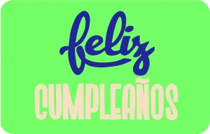 
			                        			Feliz cumpleaños