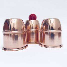 Combo Copper Cups and balls (with chop cup)