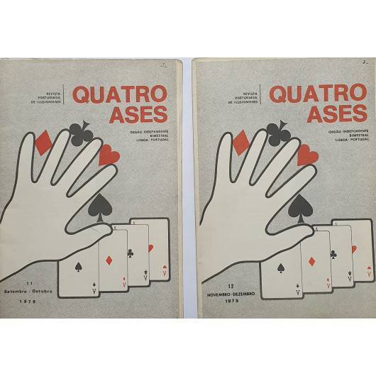 Quatro Ases N° 11 y 12 Revista portuguesa de Ilusionismo  C1