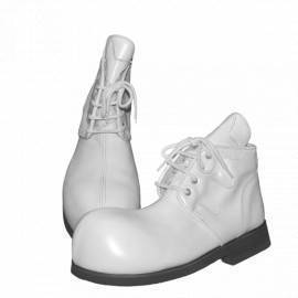 ZYKO Professional Real Leather Clown Shoes (ZH021) White