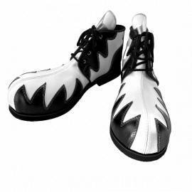 Zapatos para Payasos (Llamarada/Blanco y Negro - ZH014)
