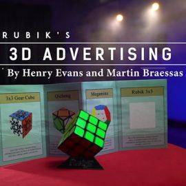 Aviso 3D Rubik (Gimmicks + Instrucciones Online) de Henry Evans y Martin Braessas