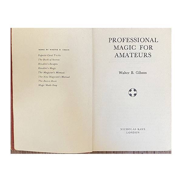 Professional Magic for amateurs - W. Gibson C1