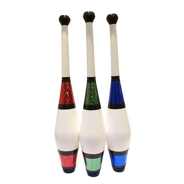 Zyko Juggling Clubs Decorated - Set of 3