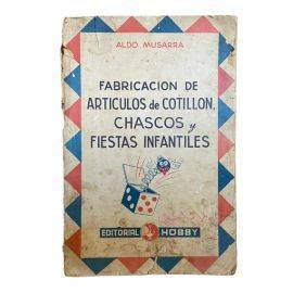 Libro de la década del 50 con explicaciones para armar cotillón.