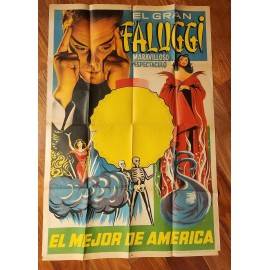 Poster Original del Mago El Gran Faluggi
